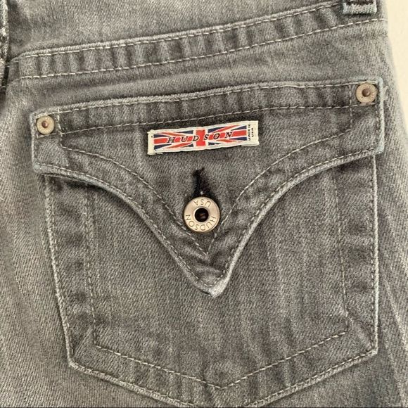 Hudson Low Rise Skinny Jeans in Smoke - Picture 6 of 10